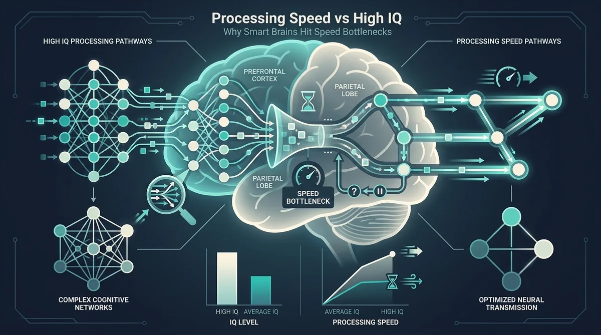 Vias neurais da velocidade de processamento cognitivo, mielinização axonal e cronometria mental