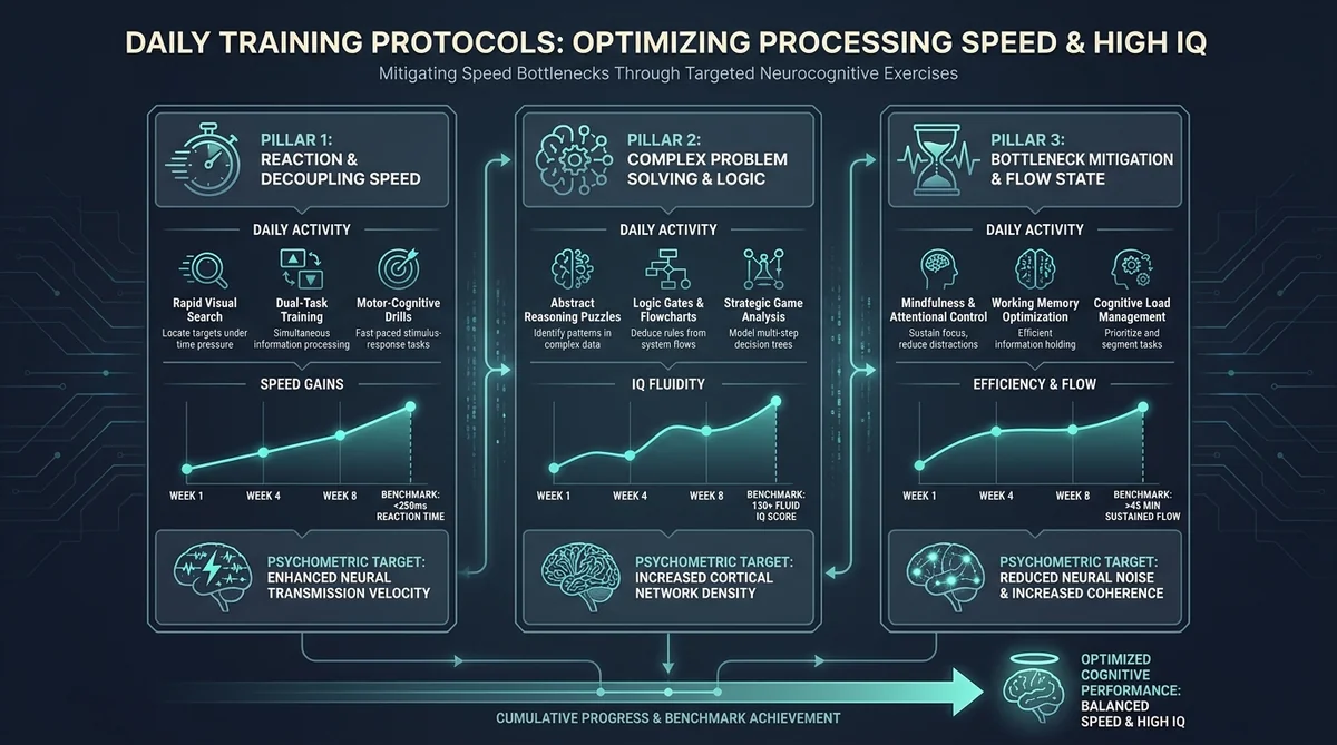 Três protocolos práticos de velocidade de processamento cognitivo: substituição de símbolos, discriminação de reação e cálculo ritmado