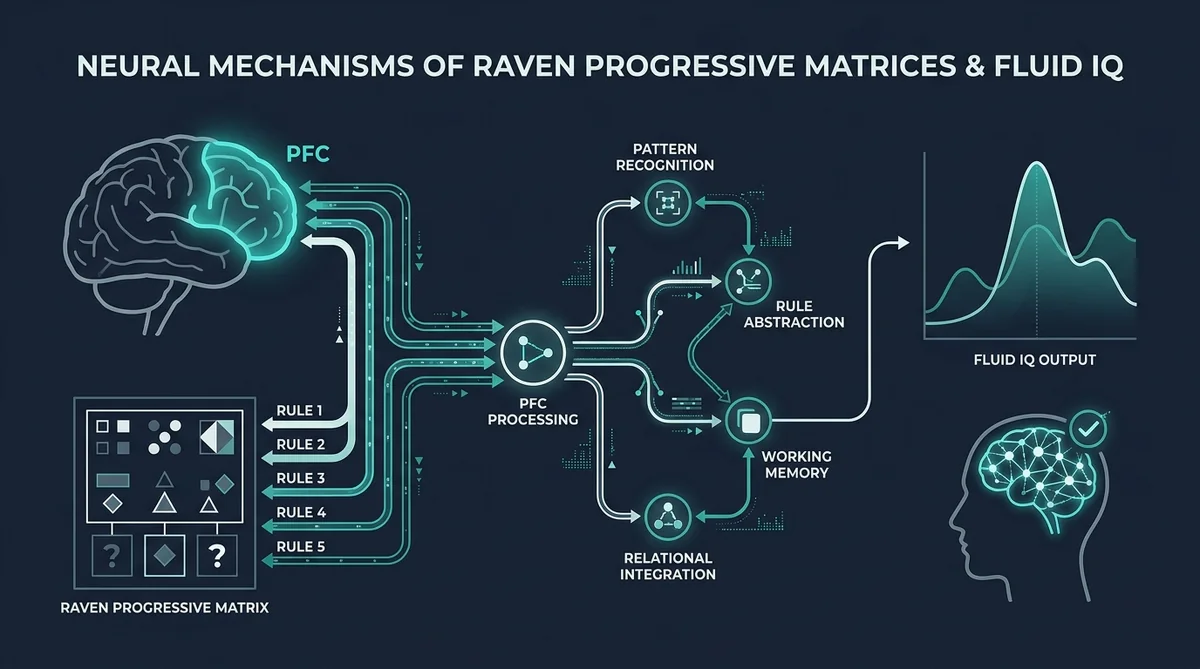 Raven progressive matrices visual transformation rules and frontoparietal neural processing
